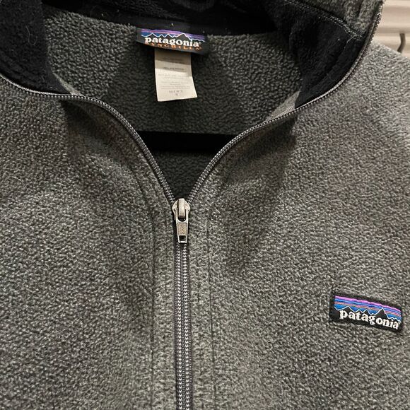 Patagonia Synchilla Half Zip Fleece Pullover Jacket Gray Outdoor Mens Small - Picture 3 of 7